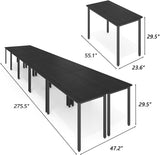 Conference Tables 23ft Office Computer Desk for Meeting Room Study Writing Printer Podcast Table for 24 People Modern