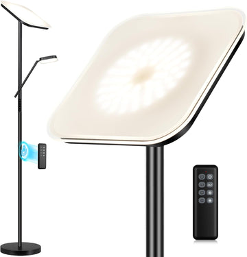 Floor Lamp, Upgraded 36W 3000LM Torchiere Super Bright LED Floor Lamp