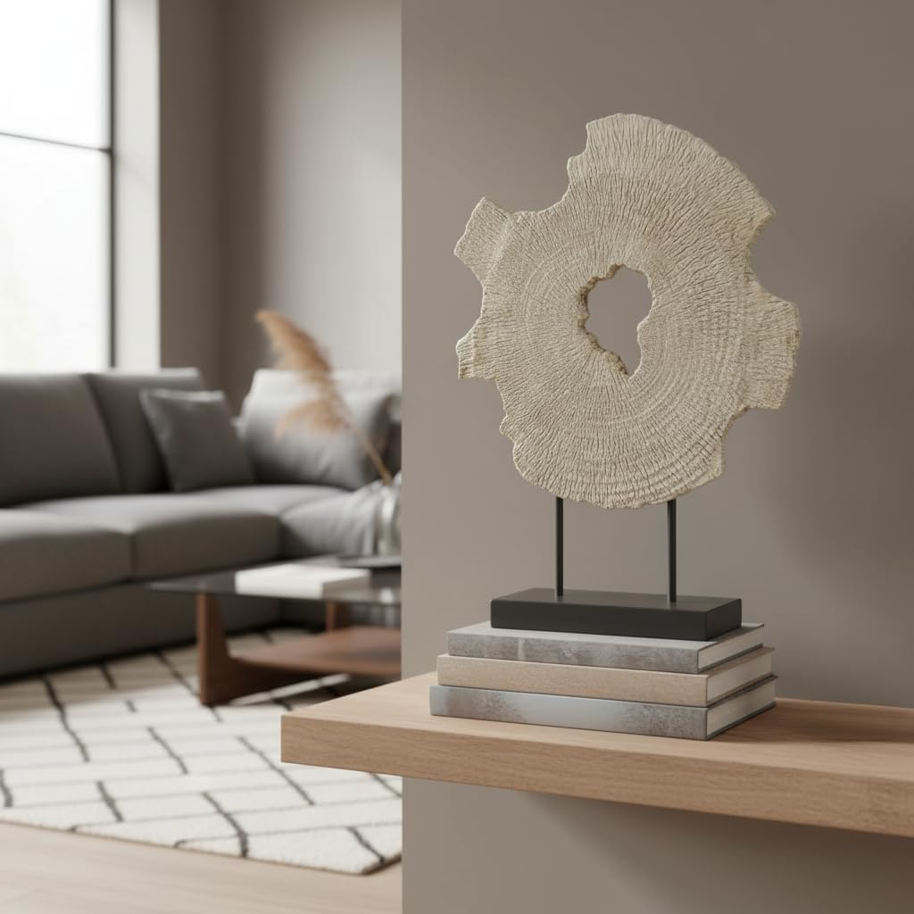 Abstract Decorative Sculpture, Dining Living Room Desk Decor,Geometric Home Decor Statues,Shelf Top Decor Aesthetics