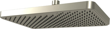 12 Inch Rectangle Rain Shower Head - Ceiling or Wall Mount Rainfall Shower Head - Large Coverage Showerhead