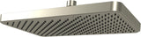 12 Inch Rectangle Rain Shower Head - Ceiling or Wall Mount Rainfall Shower Head - Large Coverage Showerhead