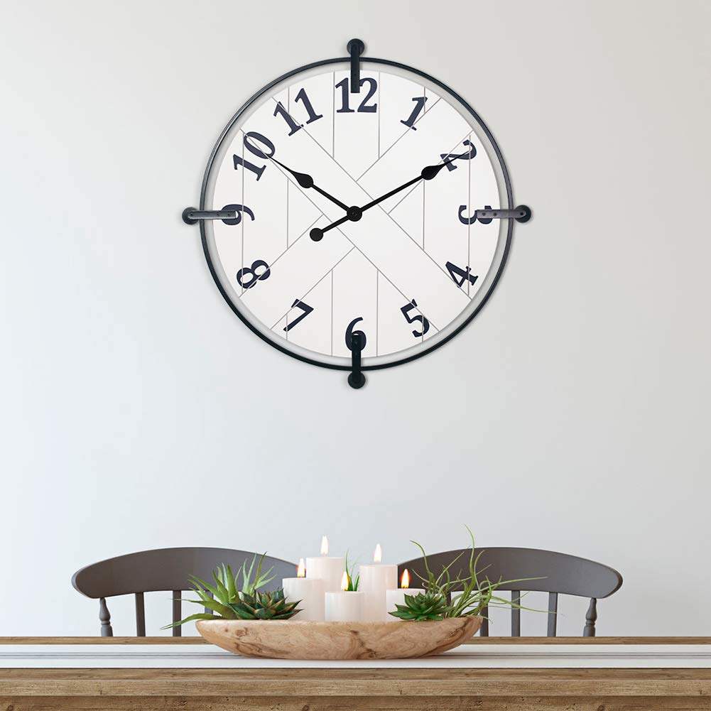 Farmhouse Series Barn Door Clock