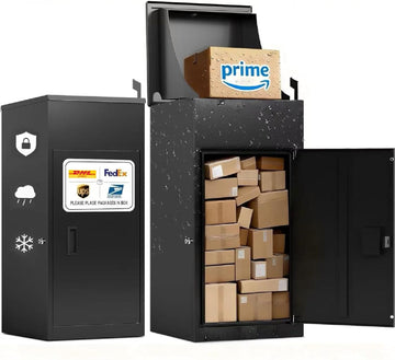 Package delivery Boxes | Anti-Theft Porch Package Delivery Box with Lock | Outdoor Weatherproof Parcel | Large Mailbox