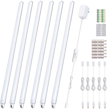 Linkable Under Cabinet Lighting, 12" LED Shelf Light Bars