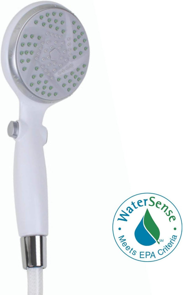 Handheld Shower Head with Extra Long 84" Flexible Hose and Convenient Pause Function