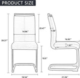 Baysitone Modern Dining Chairs Set of 4, Side Dining Room Chairs