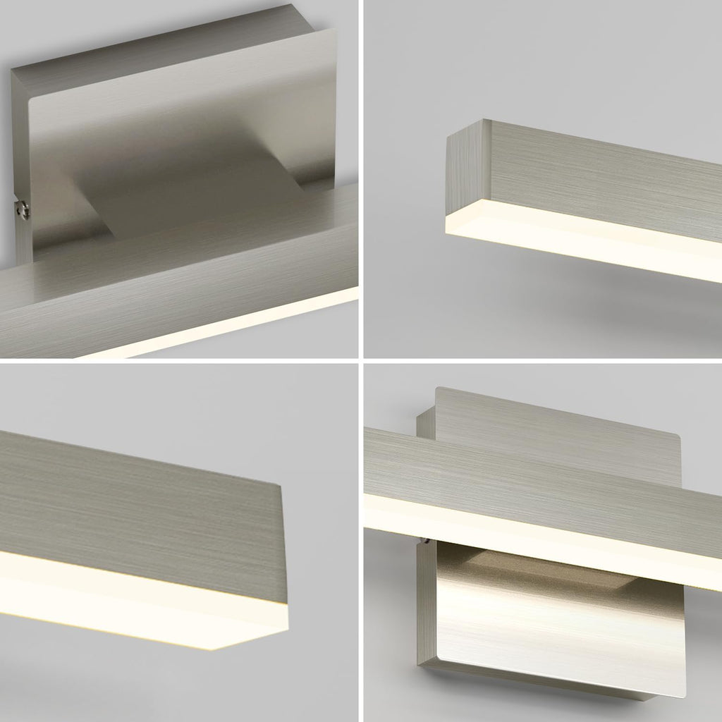 Bathroom Vanity Lighting Fixtures Over Mirror Brushed Nickel | 23.62 Inch bathroom Lights Fixtures Modern Vanity