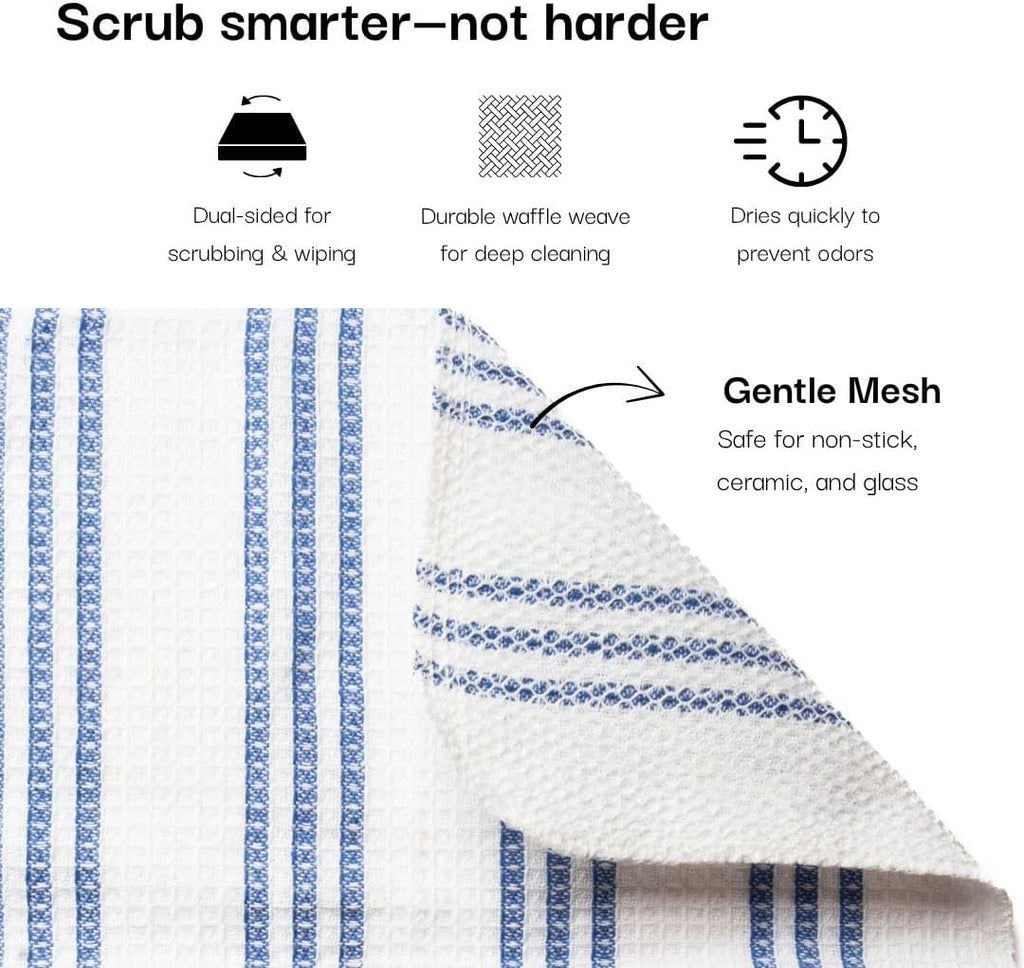 Kitchen Towels and Dishcloths Sets, 20 Pc Kitchen Essentials for New Home, Heat Resistant Oven Mitts & Pot Holders
