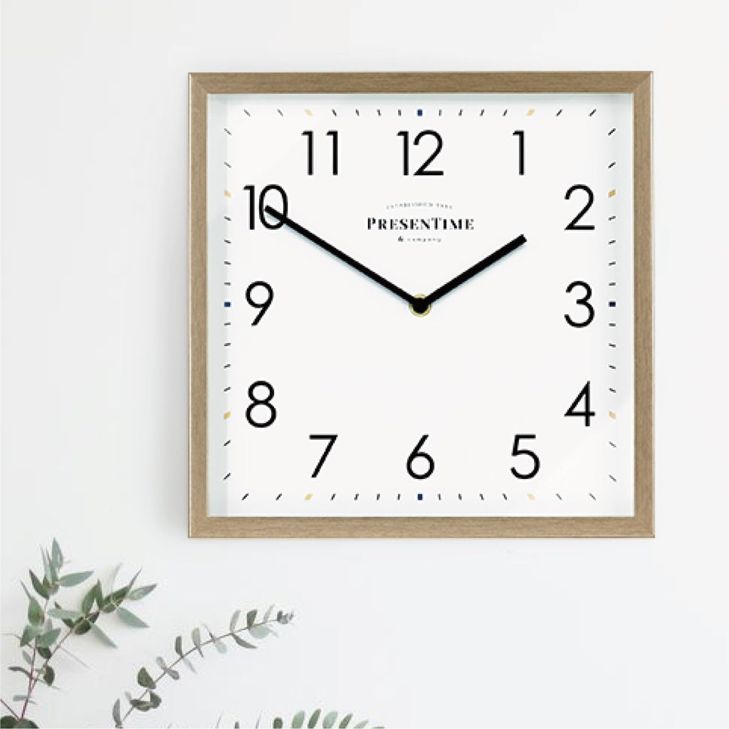 11" Retro Square Clock