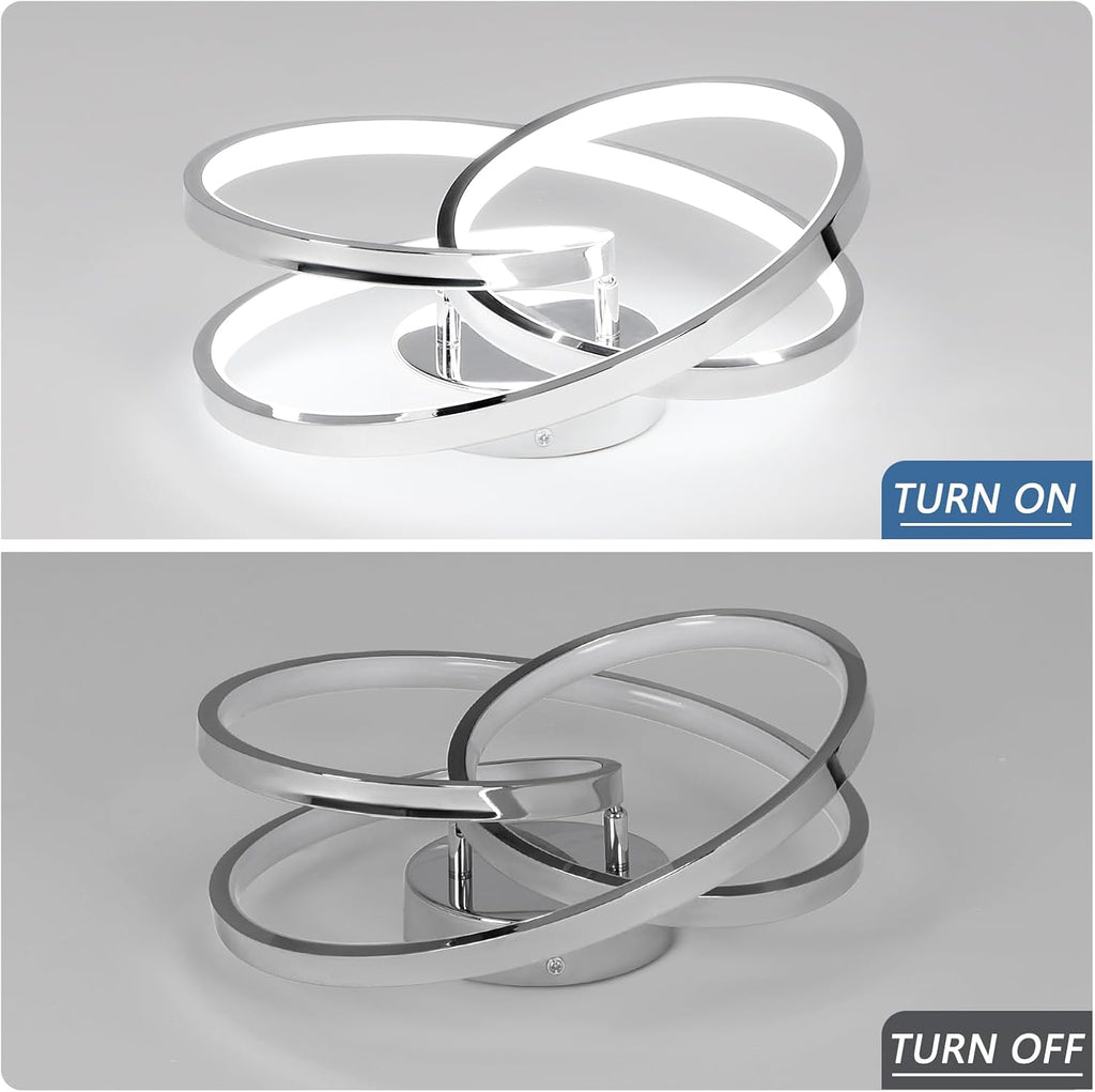 LED Ceiling Light Fixtures,36W Flush Mount Modern LED Ceiling Light,Cool White 6000K Close to Ceiling Lights Bedroom