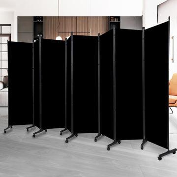 Room Divider 6 Panel-176''Wide Folding Privacy Screen, Large Partition Wall