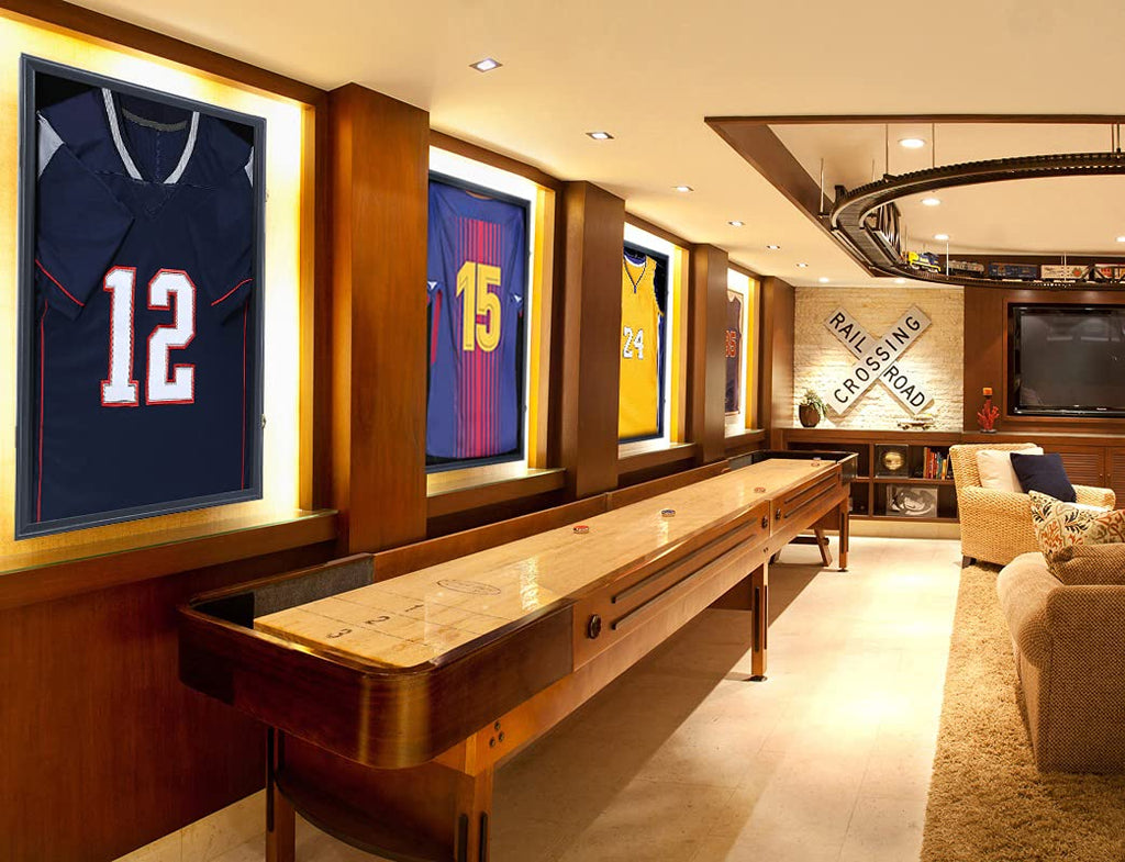 Jersey Frame Display Case Shadow Box Black