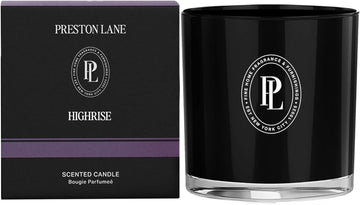 Scented Candle 24oz Long-Burn 3-Wick Soy Wax - Highrise | Large Candle, 3-Wick Soy Wax, Hand-Poured USA, 40-50 Hour
