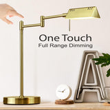 LED Pharmacy Table Lamp, Full Range Dimming, 12W LED, 360 Degree Swing Arms, Desk, Reading, Craft, Work Lamp