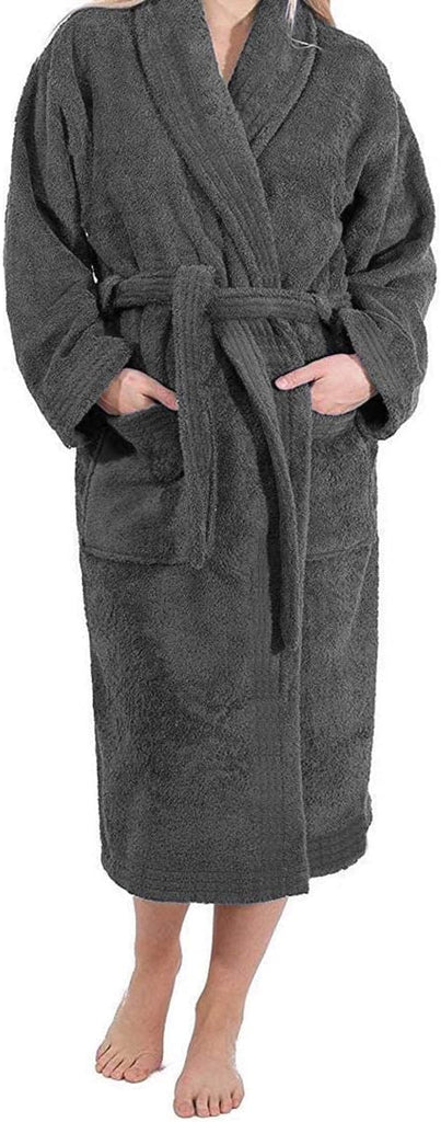 Bathrobe Mens,Premium Thick Terry Cloth Bathrobe,Towel Bath robe Long-Staple Combed Men's Cotton Robe