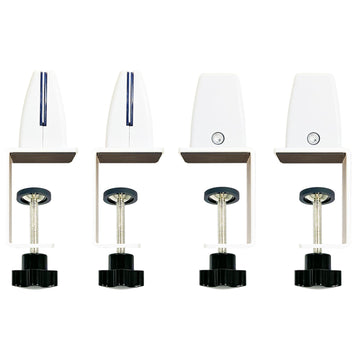 Desk Divider Clamp For 1/8" To 0.51" Panel, Adjustable Desk Partition Clamp For 0.32" To 2.04" Desktop, Standing Desk