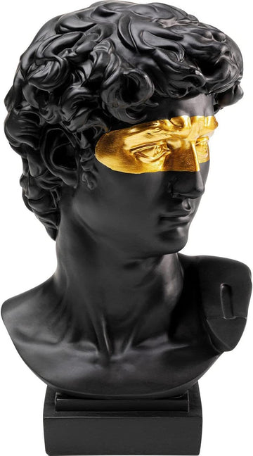 Decorative object David Eyes, Black, 30x18x16 cm, Decorative figurine, Design, Home decor, Modern, Home design