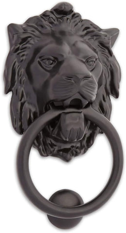 Large Iron Lion Door Knocker