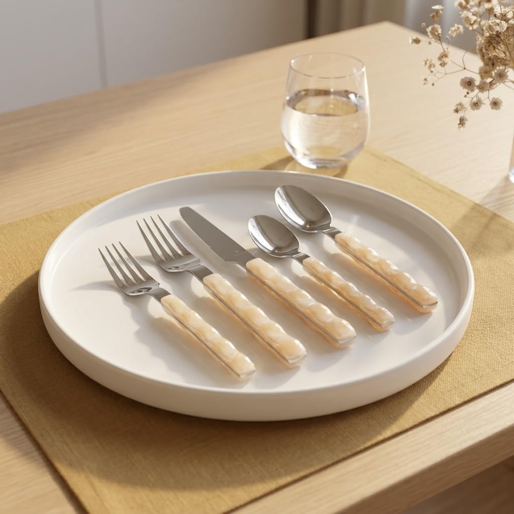 Colorful Silverware Set, 20-Pc, Service for 4