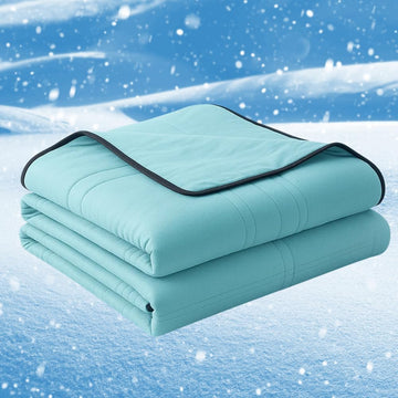 Cooling Comforter for Hot Sleepers Double, (79"x59"), Lightweight Breathable Summer Blanket with Arc-Chill Q-Max