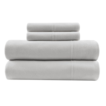 Cotton Blend Jersey Knit Sheet Set Twin XL Size, Grey
