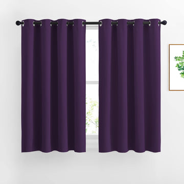 Blackout Curtains - Functional Blackout Drapes/Panels, Thermal Insulated, Privacy Assured (Set of 2, 52 x 54 inches