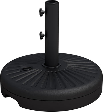 82lb Capacity Outdoor Umbrella Base Water Filled Stand, Patio Umbrella Base Stand