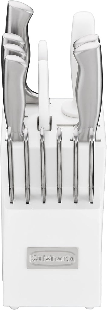 Professional Block Knife Set, 15pc Cutlery Knife Set with Steel Blades for Precise Cutting, Lightweight, Stainless