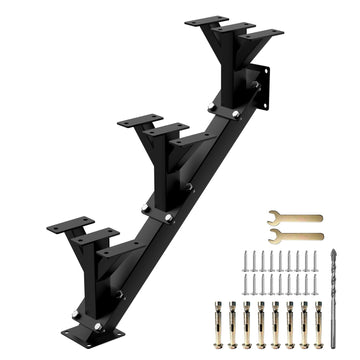 3 Step Metal Stair Stringers, Stair Riser for Deck Height 21.3"