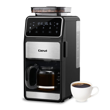10-Cup Grind & Brew Drip Coffee Maker with Built-In Burr Grinder