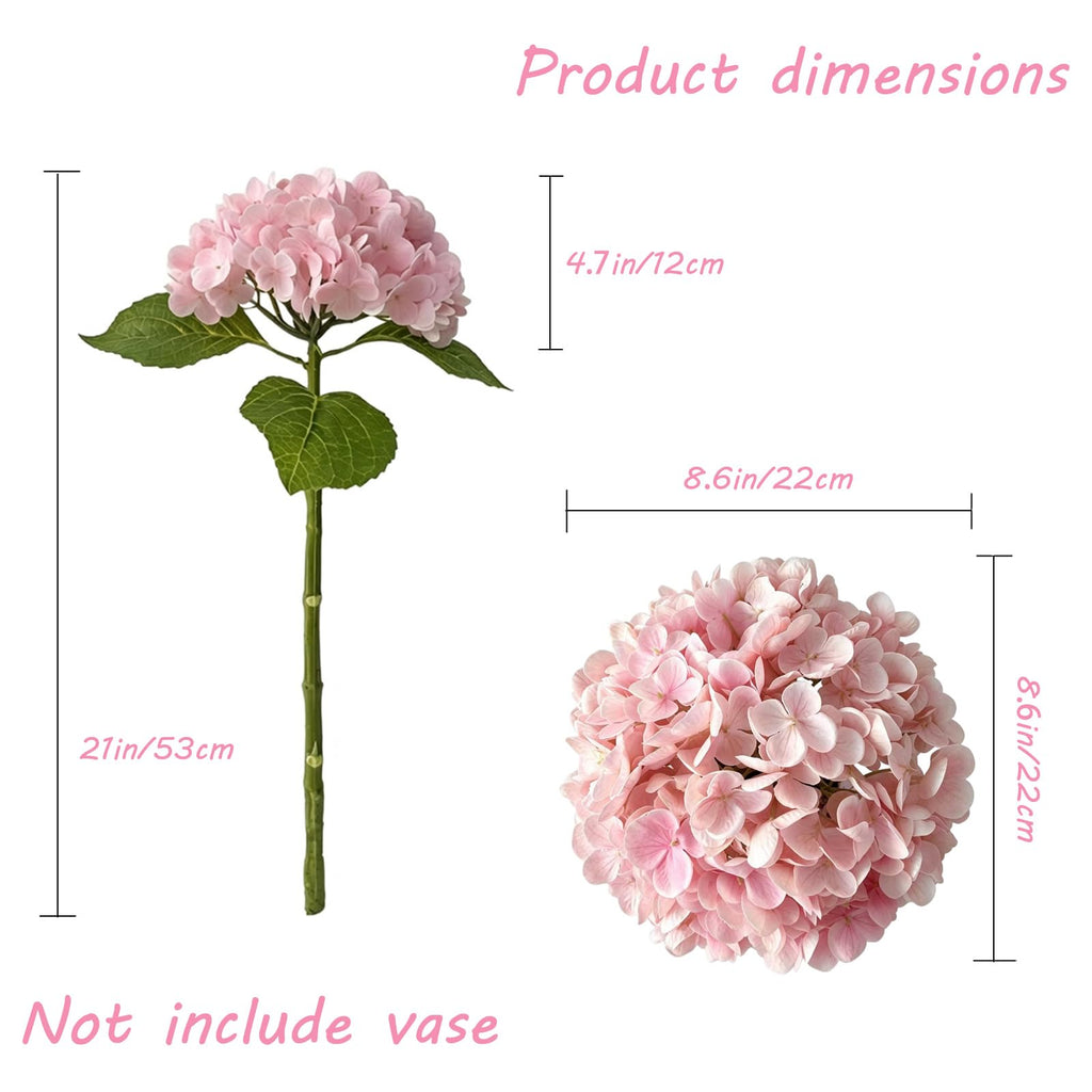 3 Pcs 21" Real Touch Artificial Latex Pink