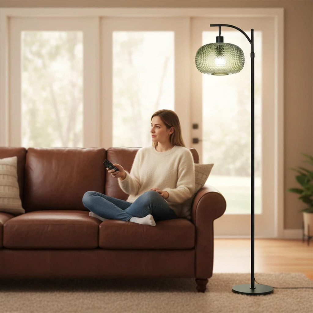 Floor Lamp,Mid Century Modern Standing Lamp with Remote