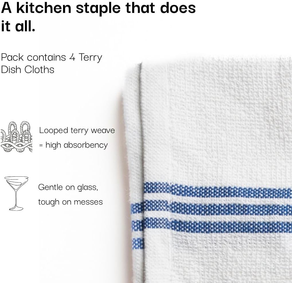 Kitchen Towels and Dishcloths Sets, 20 Pc Kitchen Essentials for New Home, Heat Resistant Oven Mitts & Pot Holders