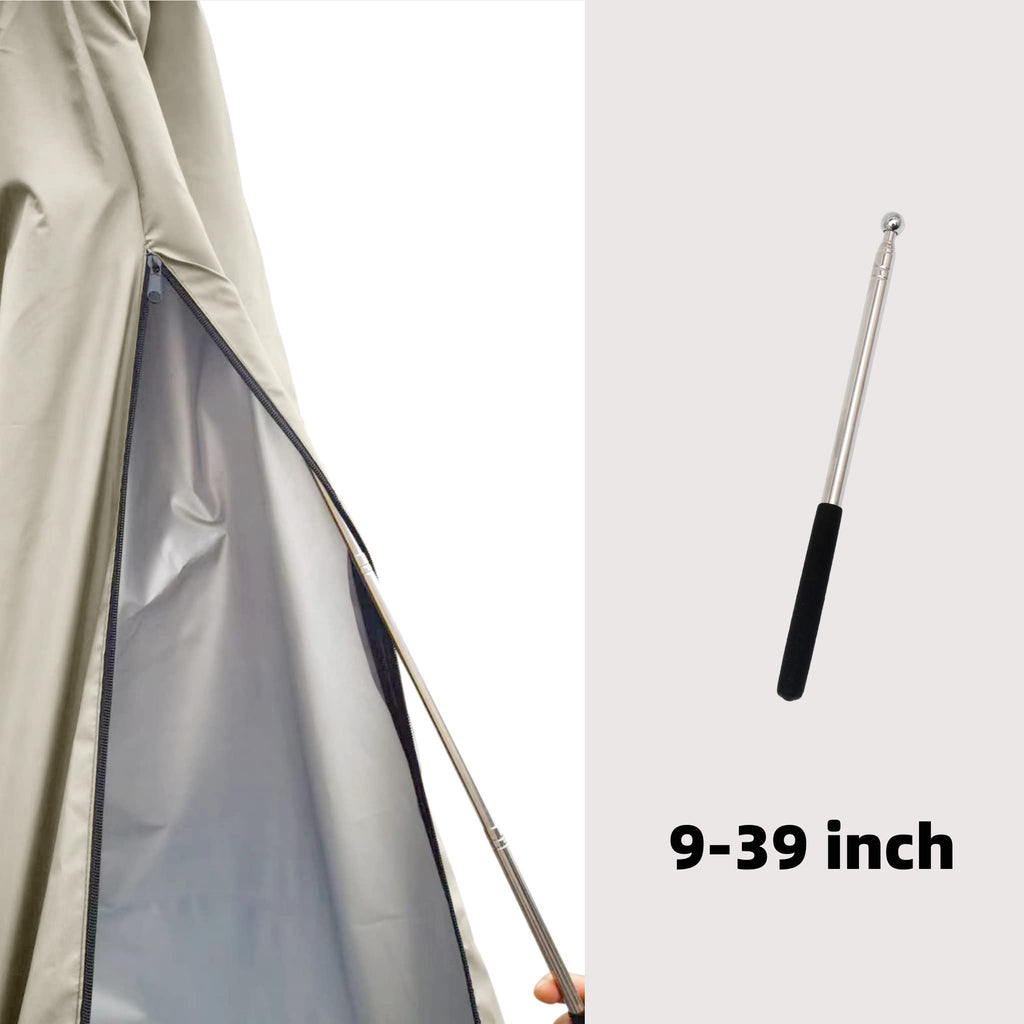Patio, Outdoor Offset Banana Style Cover, Fits Cantilever Offset Umbrella, 420D Waterproof UV-resistant, 7- 9Ft