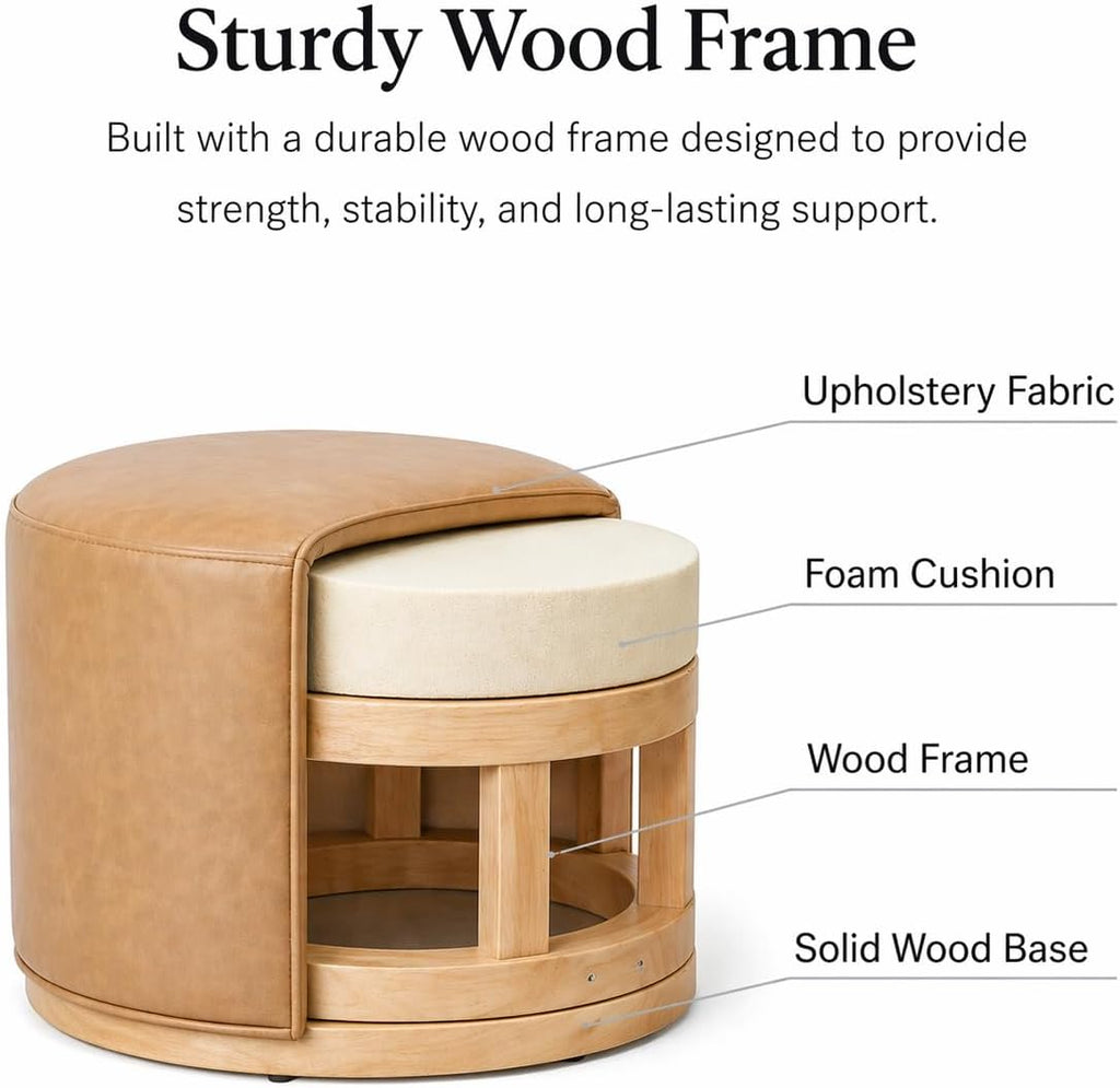 Modern Lounge Chair — Faux Leather