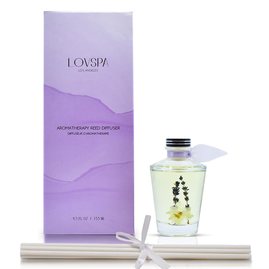 Sleep Lavender Vanilla Reed Diffuser Set with Sticks