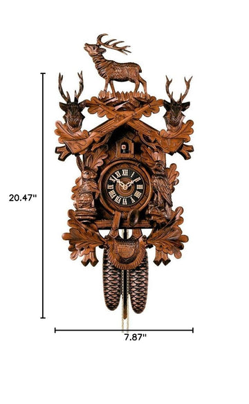 Clock Hunting Clock, standing Deer