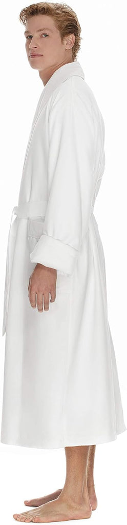 Men's Luxury Hotel Robe by Boca Terry, Microfiber Spa & Resort Bath Robe | Soft, warm hotel-style bathrobe, full