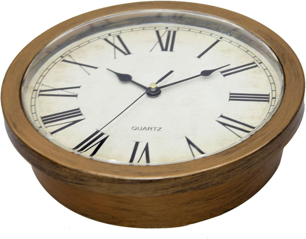 Secret Compartment, Benkaim Upgraded Silent Thickened 10 Inch Plastic Wall Clock Diversion Safe Clock with Hidden Compartment, Clock for...