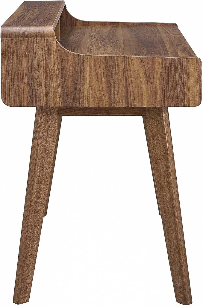 Render Mid-Century Modern Writing Desk in Walnut