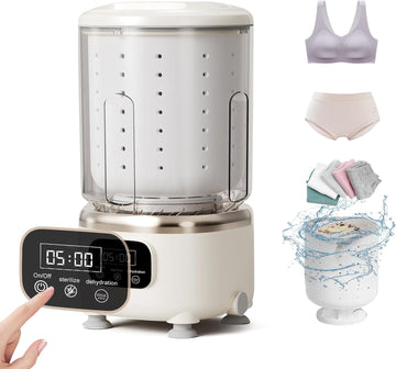Underwear Washing Machine,Portable Washer & Spin Dryer Combo,Mini Washing Rechargeable Cordless Washing Deep Cleans