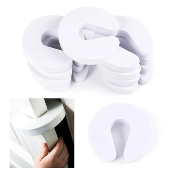 10 Pack Door Pinch Guards for Kids, Door Slam Stopper, Thick Door Finger Pinch Guard That Prevents Doors from