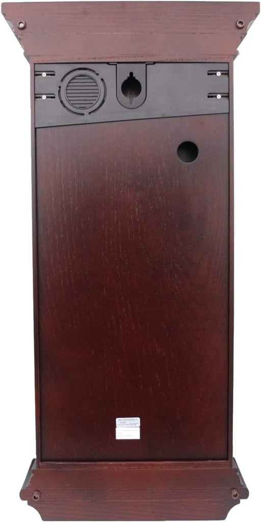 Mahogany Wall Clock with Pendulum and Chime
