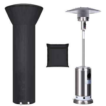 Patio Heater Covers Outdoor Waterproof, 89'' Height x 33" Dome x 19" Base
