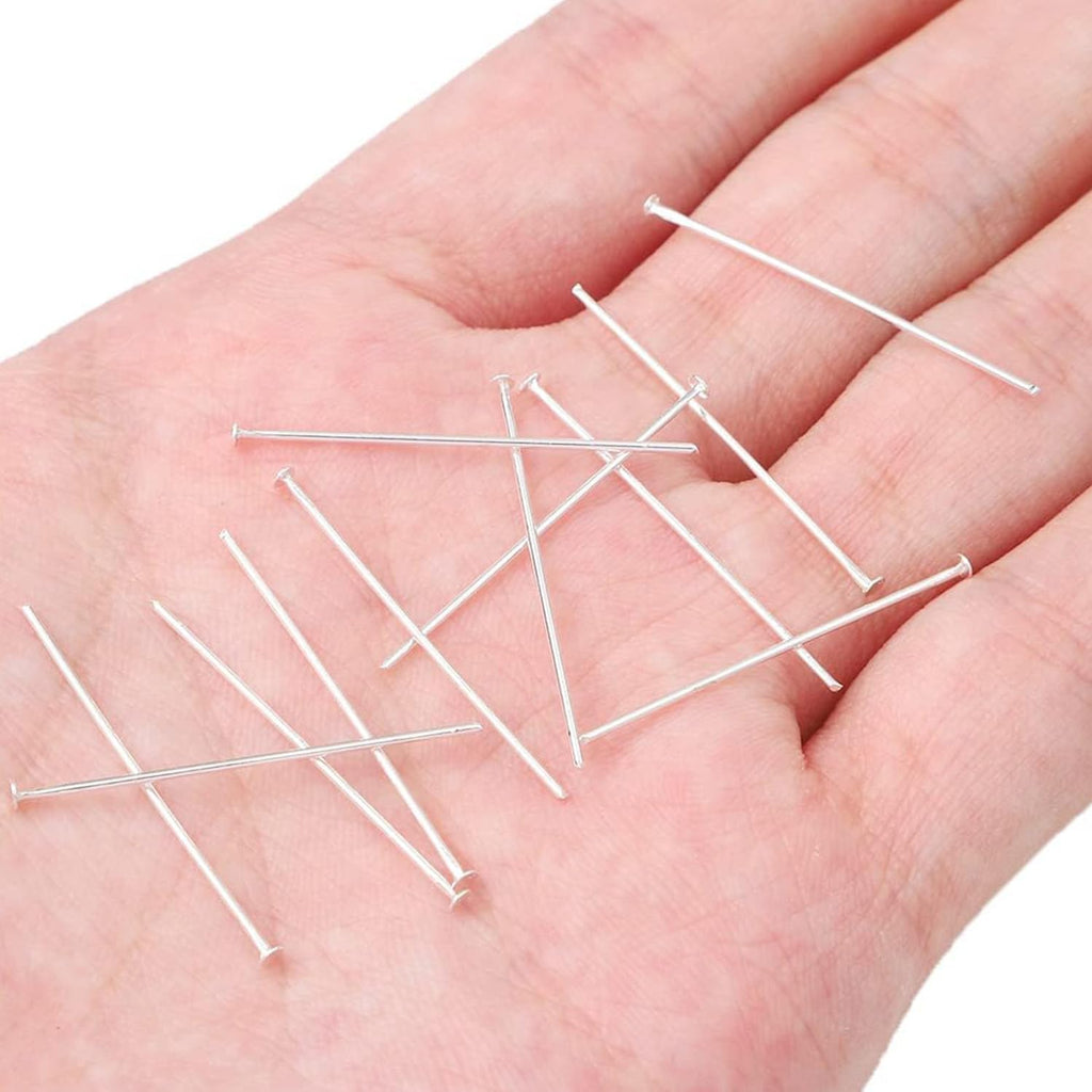 300pcs Chandelier Connector Clip Pins, 3 x 30mm L Chandelier Replacement Prism Copper Pins for Fastening Suncatcher
