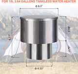 Tankless Water Heater, Camplux Outdoor Portable Propane Gas Tankless Water Heater With Rain Cap for Camping Showers