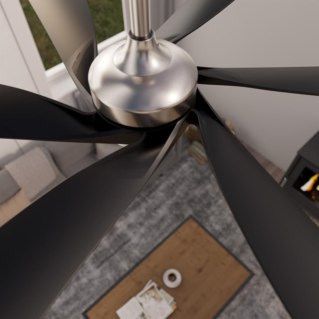 64 Inch Ceiling Fans with Lights,Indoor and Outdoor Modern Ceiling Fans with Lights and Remote