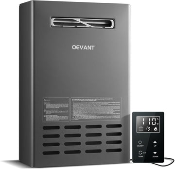 Outdoor Tankless Water Heater, 130, 000 BTU/5.3 GPM Propane Instant Hot Water Heater with CSA Certified＆Smart