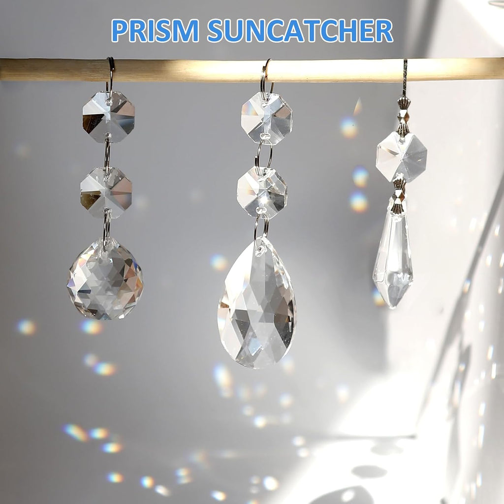 44 Pack Chandelier Crystal Prism Replacement