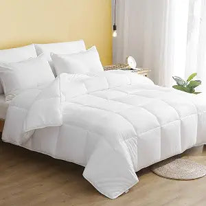 DWR 100% Cotton All-Season Weight Down Alternative Comforter, King (104x88)